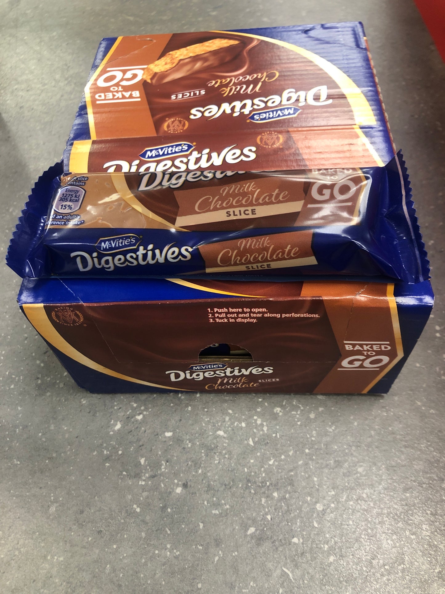 McVities Digestives Milk Chocolate Slices 12x54g for £14.59