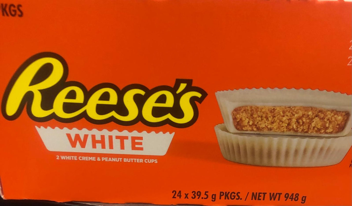 Reese's White Creme & Peanut Butter Cups 24 x 39.5g -£27.99