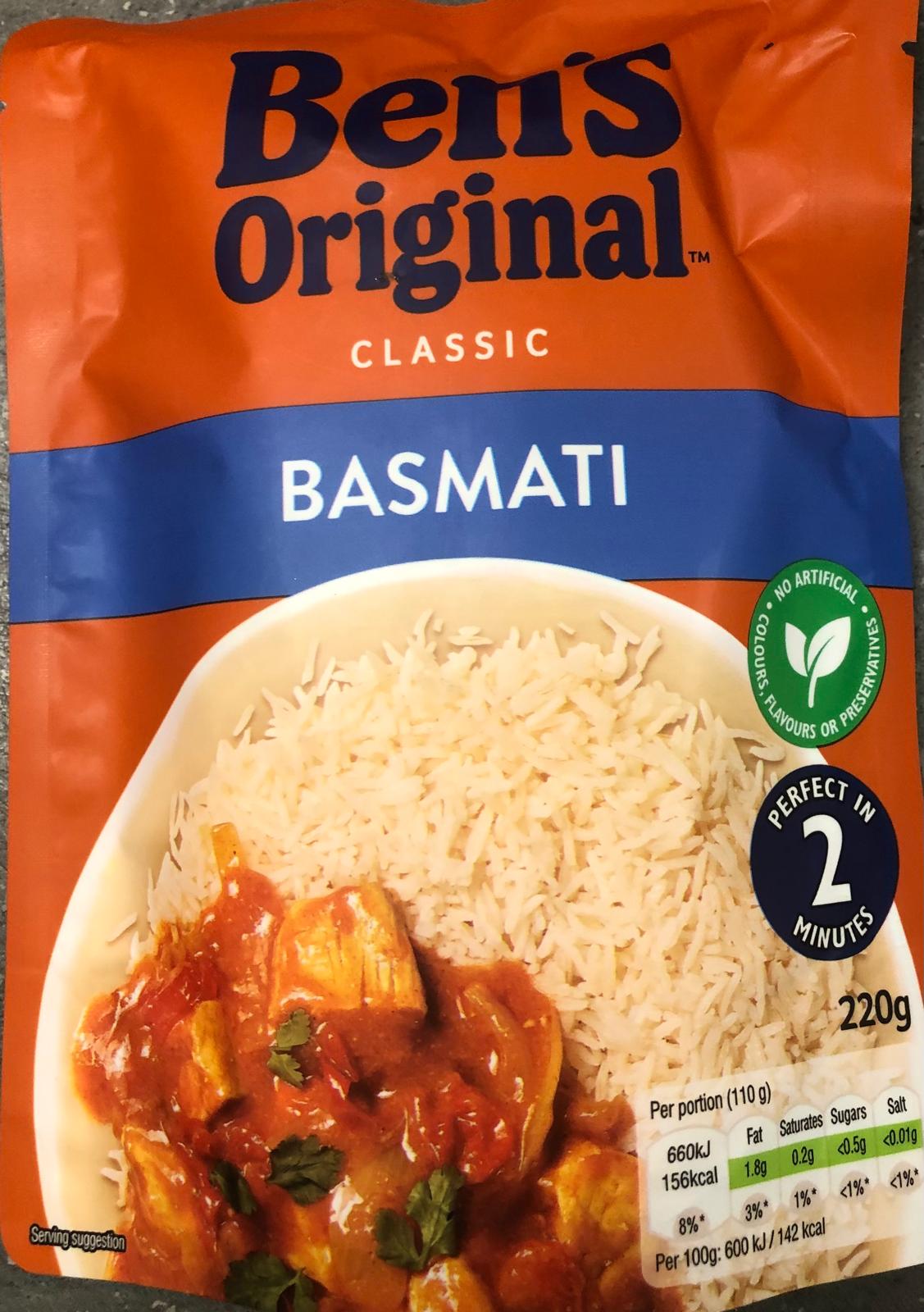 Ben's Original Classic Basmati Rice 6 x 220g -£10.99