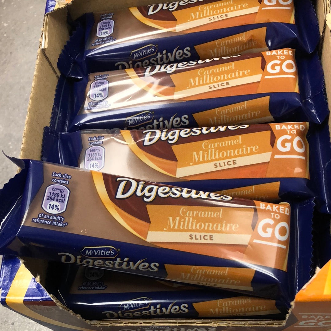 McVities Digestives Caramel Slices 12 x 51.5g for £11.98