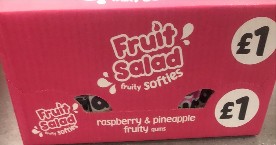 Barratt Fruit Salad Fruity Softies 12 x 120g for £15.24