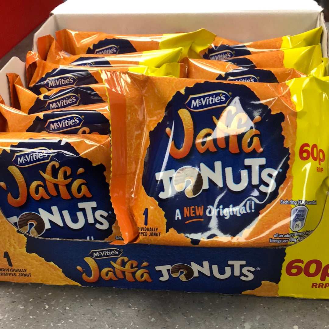 McVities Jaffa Jonuts 12 x 43g for £7.20